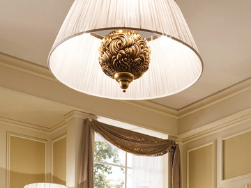 GRAND ROYAL - Fabric pendant lamp by A.R. Arredamenti - view 3